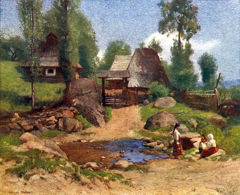 A Rumanian Homestead at Desze